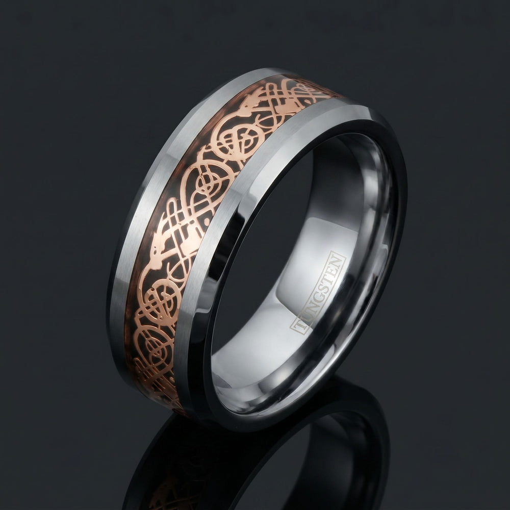 Celtic Dream - Silver & Rose Gold mt-dark topflat