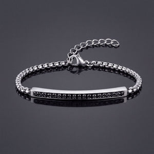 Two-Tone Curb Bracelet