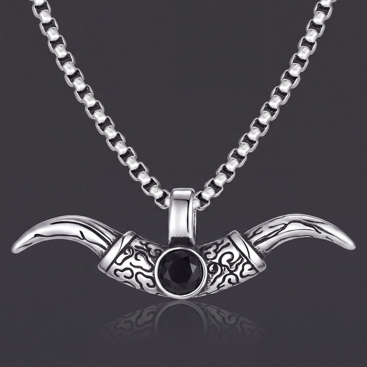 Winged Onyx Pendant