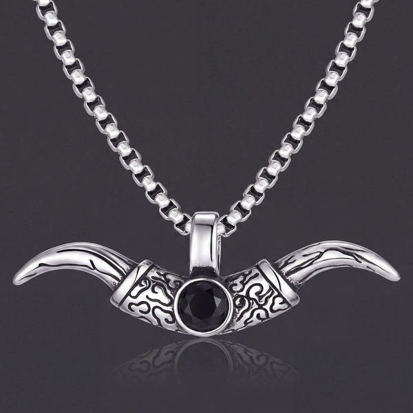 Winged Onyx Pendant