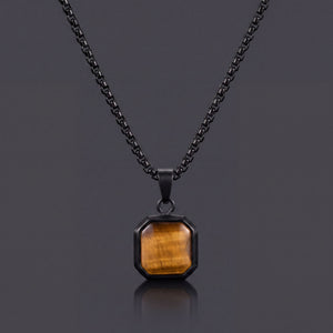 Tiger's Eye Octagon Tag