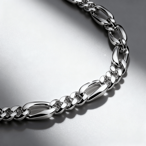 VALTARIS Dünnes Sterlingsilber Figaro Armband – 1,5mm