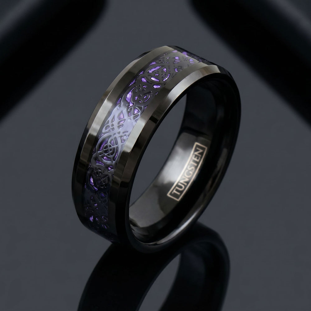 Celtic Dream - Black & Purple mt-dark topflat