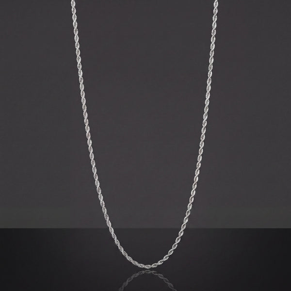 Rope Chain (Silver) 2mm