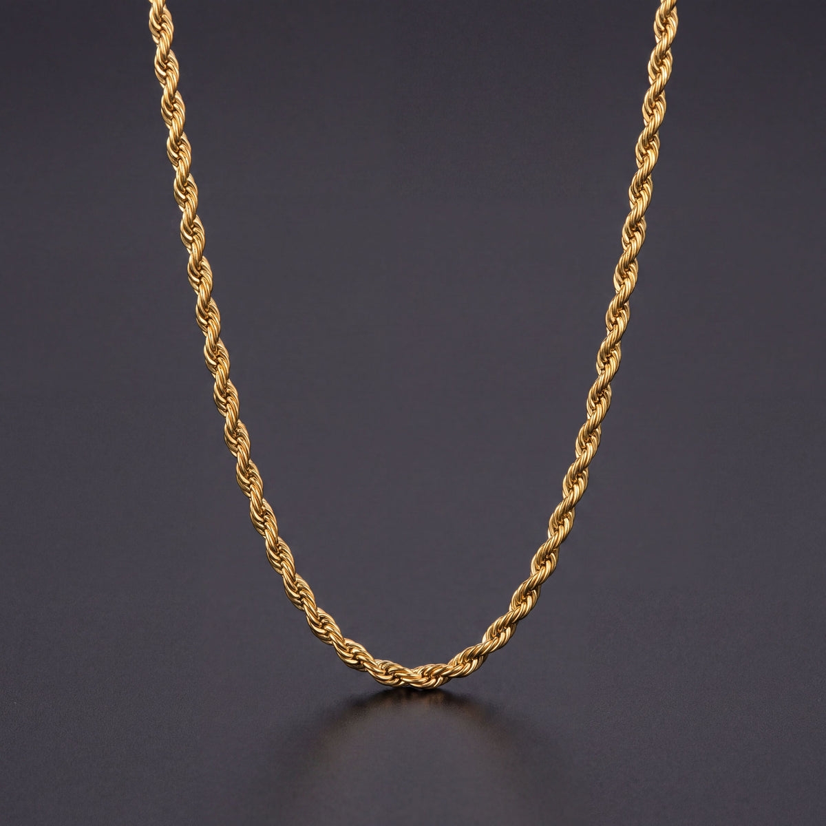 Rope Chain (Gold) 3mm