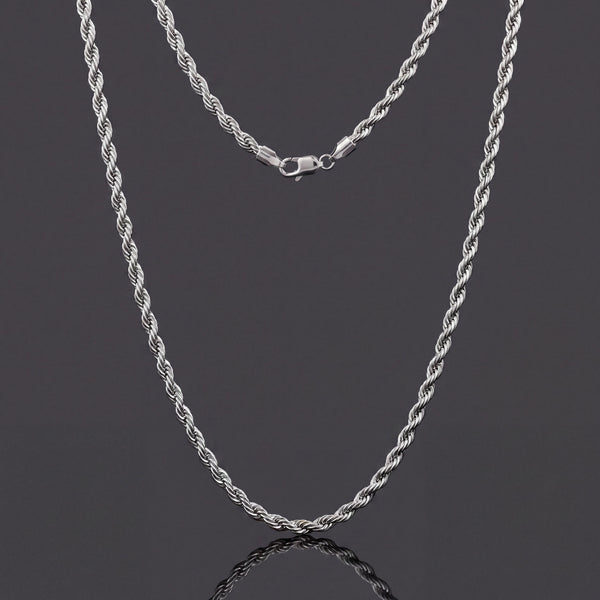 Rope Chain (Silver) 4mm