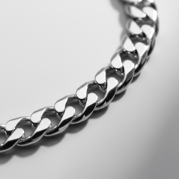VORION Sterling Silber Leichte Cuban Halskette - 2mm