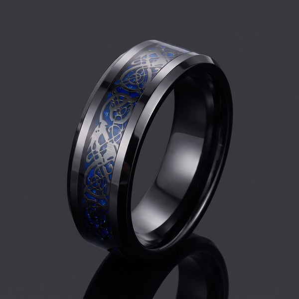 Celtic Dream - Black & Midnight ring hero45
