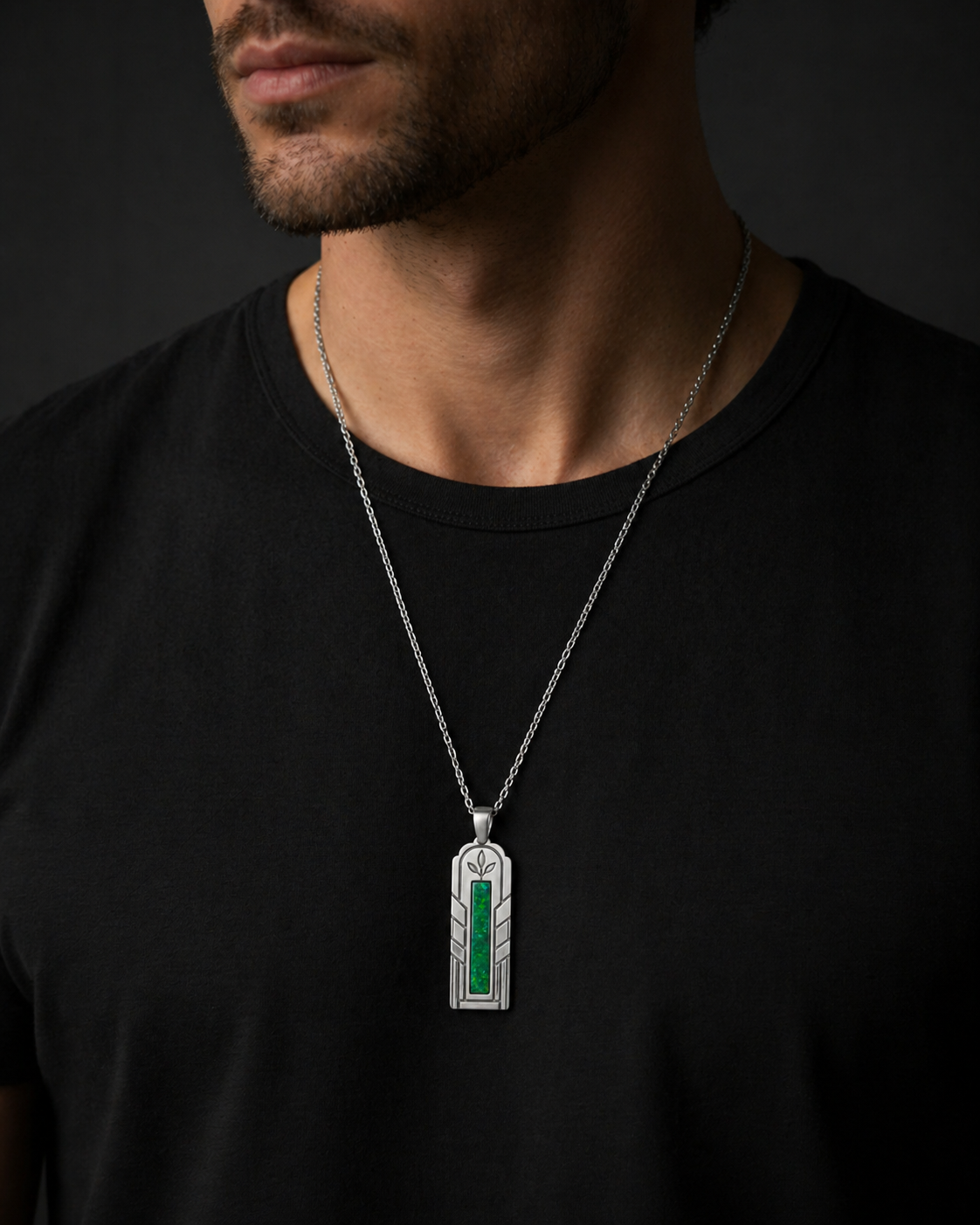 Earth Totem necklace worn