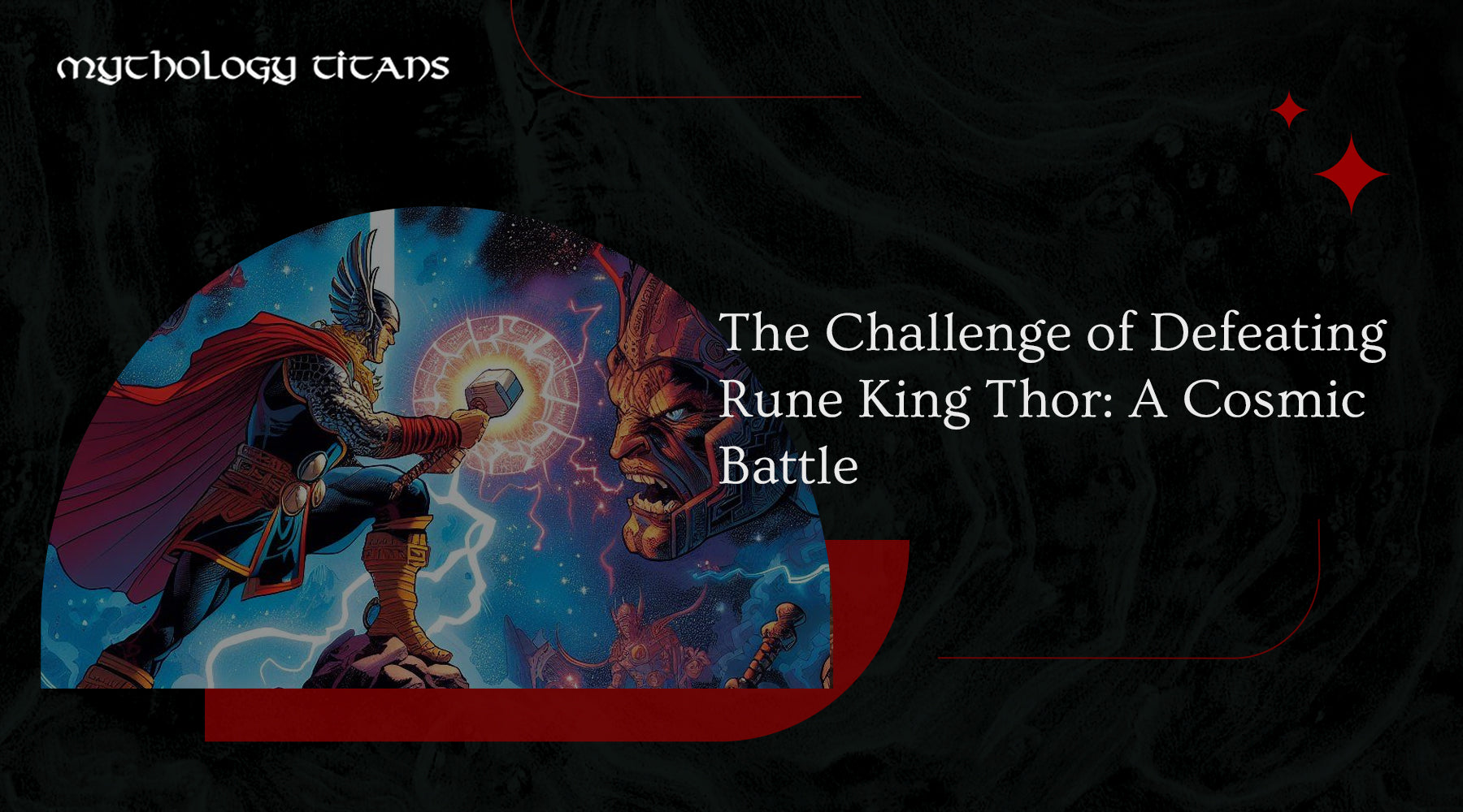 Cosmic Thor Rune The Challenge of Defeating Rune King Thor: A Cosmic Battle ...