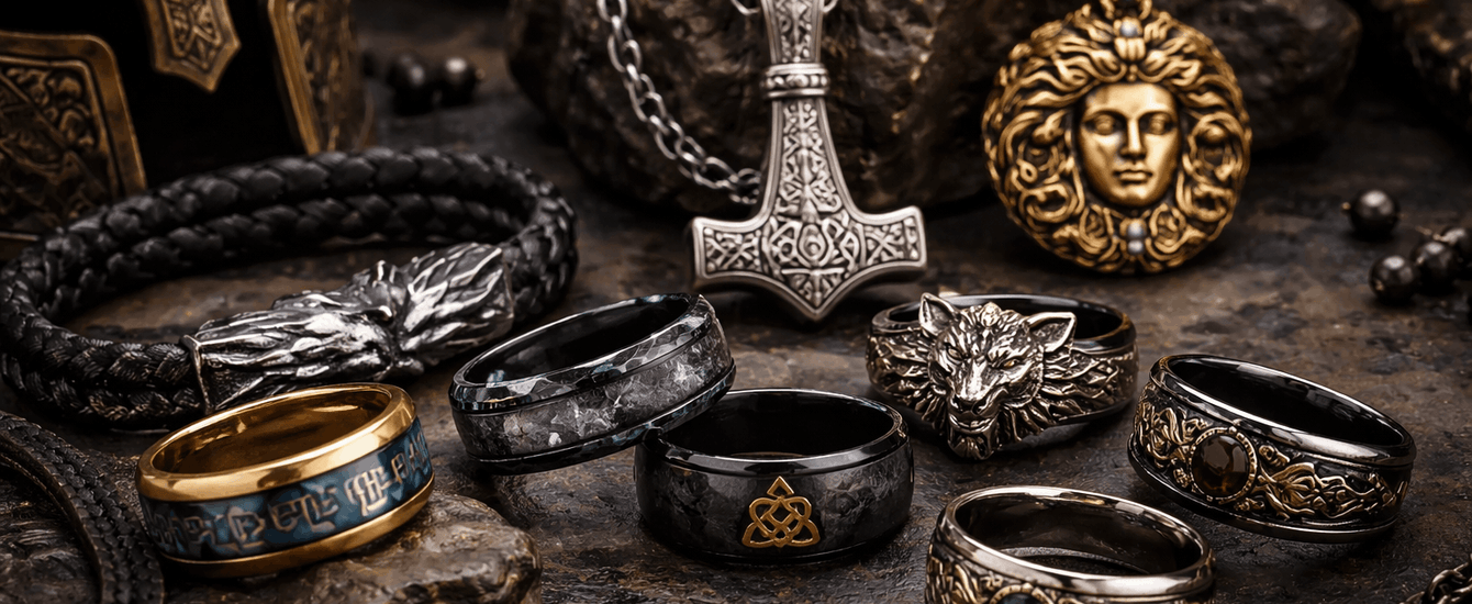 Mythic Men’s Jewelry – Unleash Ancient Power ⚡ – MythologyTitans