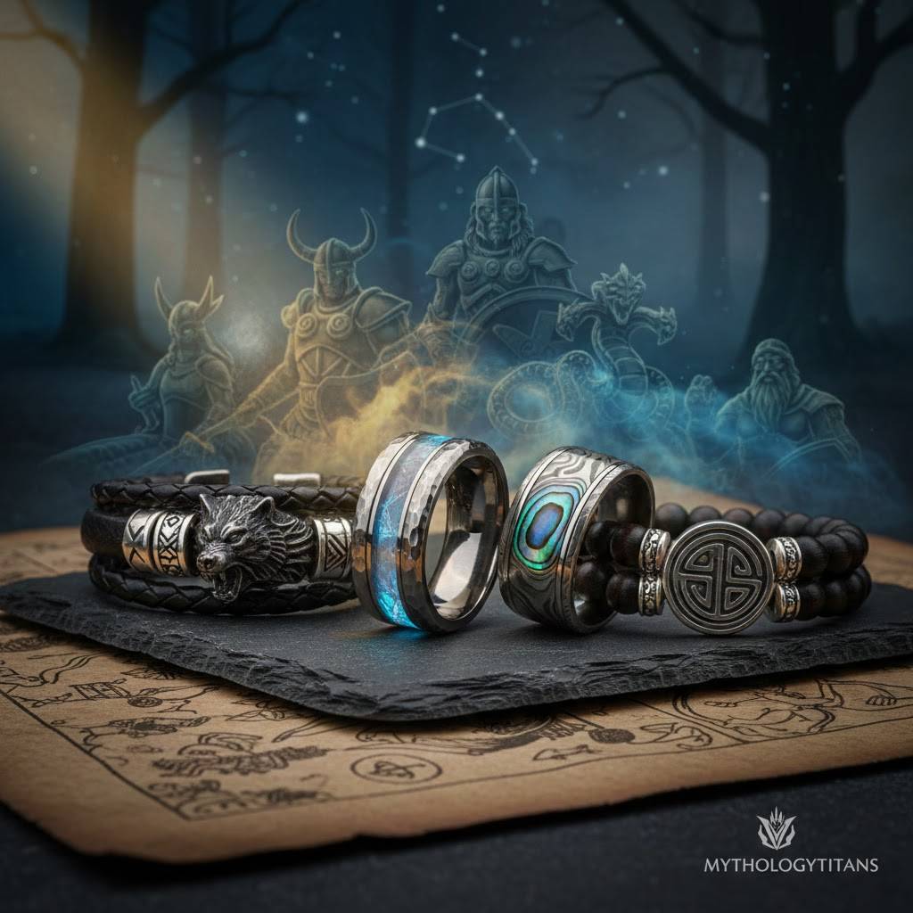 MythologyTitans: Mythic Men's Jewelry & Rings 💍