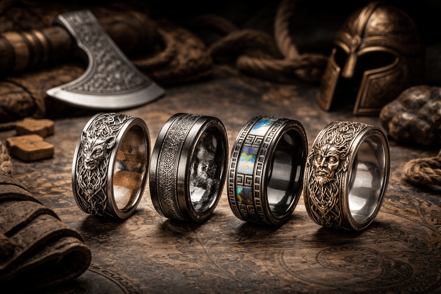 Viking & Greek Rings for Men | MythologyTitans 💍