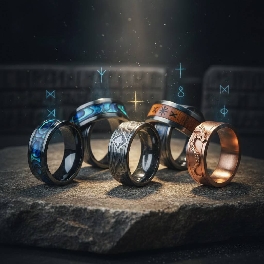 MythologyTitans Unique Menβs Rings: Mythic Style π