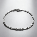 VALTARIS Thin Sterling Silver Figaro Bracelet  – 1.5mm