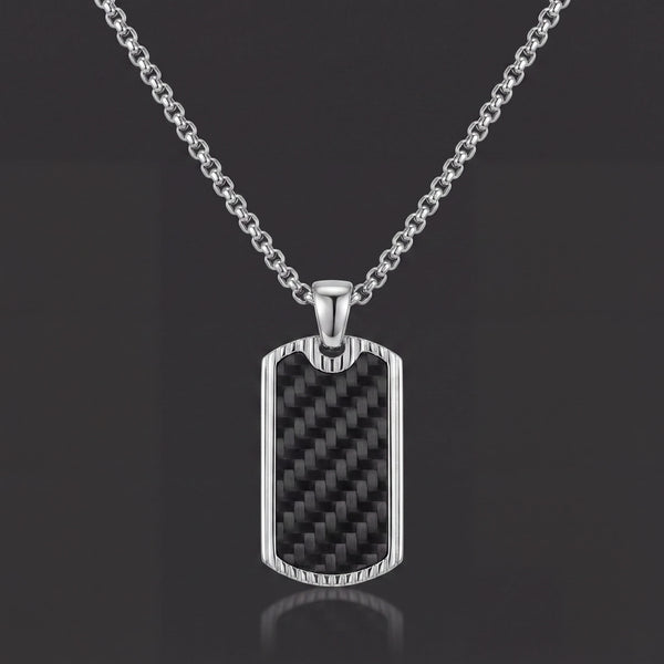 Carbon Fiber Dog Tag