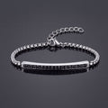 Two-Tone Curb Bracelet