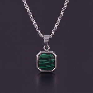 Malachite Octagon Tag