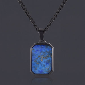 Lapis Tag Pendant