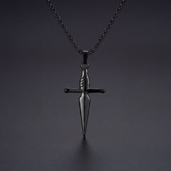 Matte Dagger Pendant