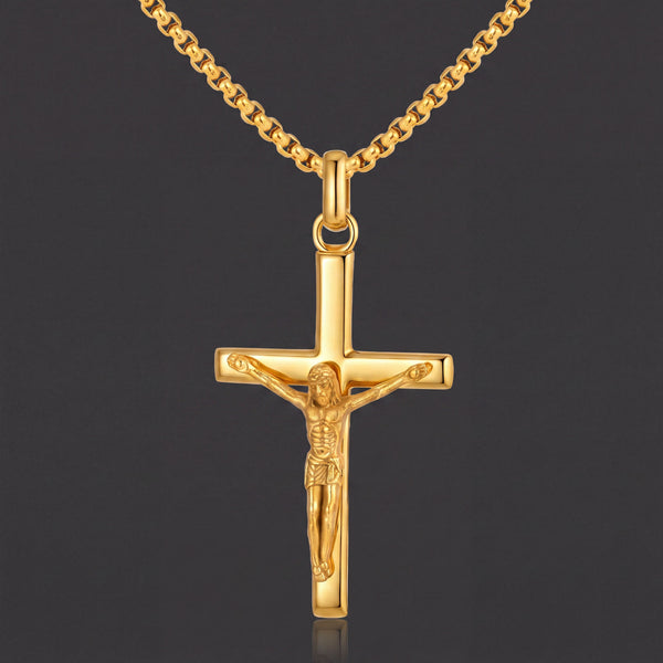 Gold Crucifix Pendant