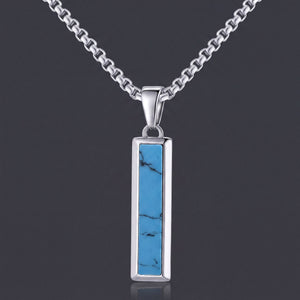 Turquoise Bar Pendant