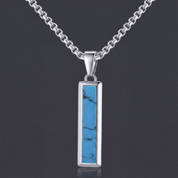 Turquoise Bar Pendant