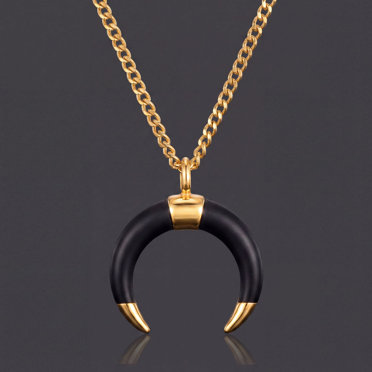 Crescent Horn Pendant
