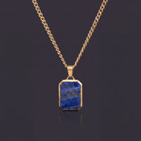 Lapis Tag Pendant