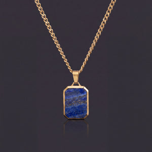 Lapis Tag Pendant