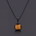 Tiger's Eye Octagon Tag