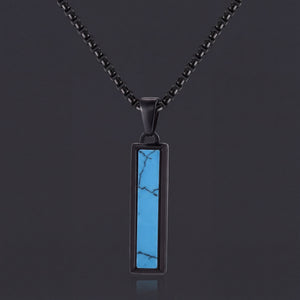 Turquoise Bar Pendant