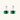 Modern square-cut cubic zirconia jewelry set with white gold plated chain, featuring emerald green or golden yellow stones.
