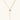 Gold-plated circular medallion necklace set with white enamel base and pink cubic zirconia accent stones