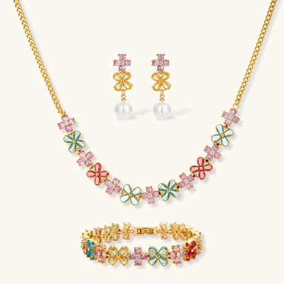 Ensemble Bijoux Floraison de Jardin