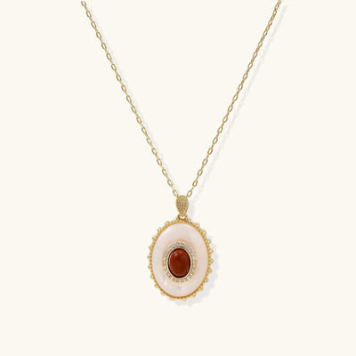 Pendentif Camée Ambre