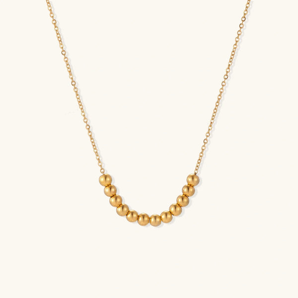 Golden Sphere Necklace