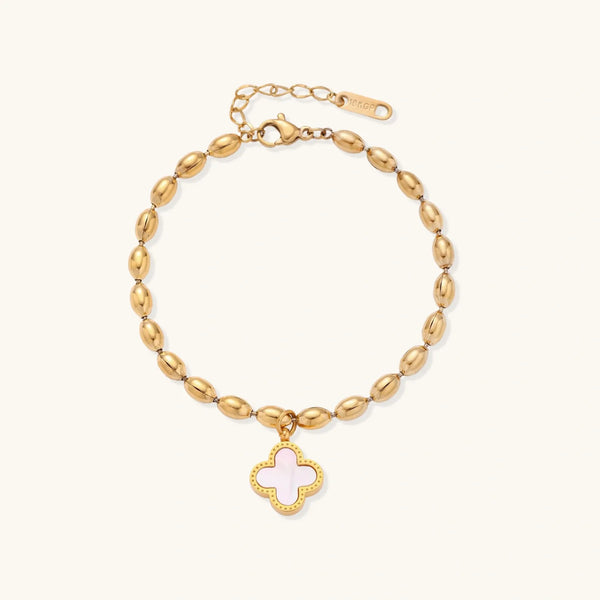 Lucky Clover Beaded Bracelet