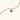 18K gold-plated oval bead chain bracelet with quatrefoil clover charm featuring mother of pearl inlay on cream background