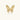 Intricate gold-plated butterfly ring with filigree cutout wings and adjustable band on white background.