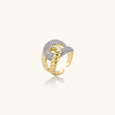 Chain Link Statement Ring