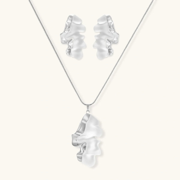 Fluid Wave Jewelry Set