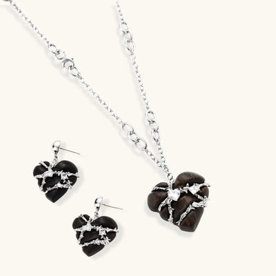 Gebundene Herzen Schmuck Set