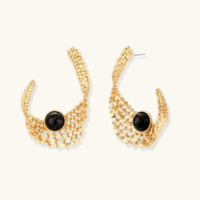 Sculptural Mesh Earrings