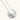 Sculptural silver necklace with flowing organic pendant featuring centered baroque pearl on white background.