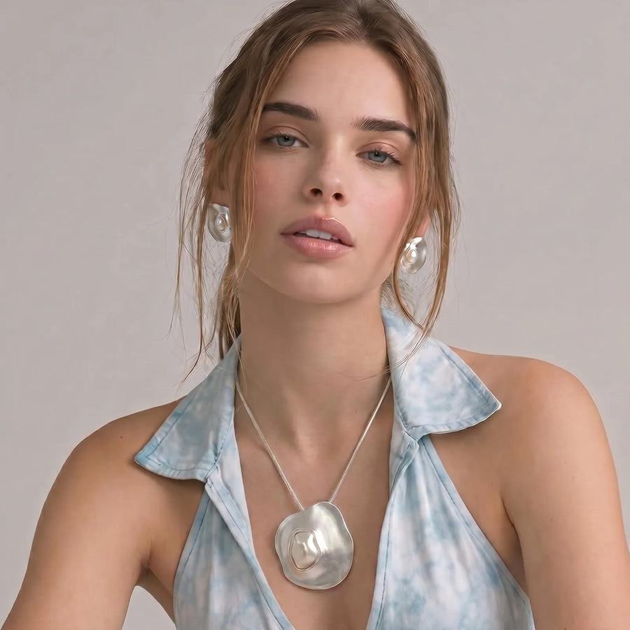 Molten Pearl Necklace