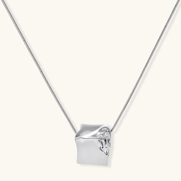 Molten Cube Necklace