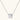 Close-up of a silver-toned molten cube pendant necklace with organic flowing texture on a minimalist chain