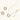 Gold-plated horseshoe necklace and earring set with baguette and round crystals arranged in geometric pattern on white background.