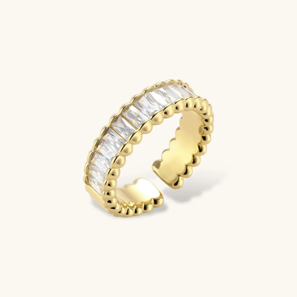 Golden Baguette Eternity Ring